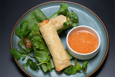 Shrimp Spring Rolls prepared for Asian restaurant delivery near Woodcrest, Cherry Hill, NJ.