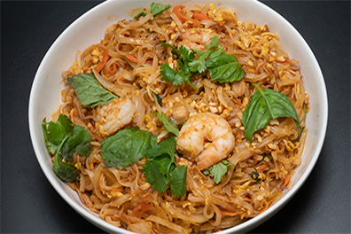 Pad Thai prepared for Clementon Asian take out.